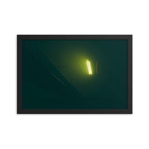 Starship Arrival (Framed Print)