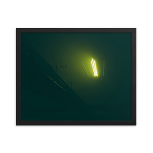Starship Arrival (Framed Print)