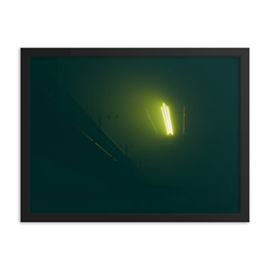 Starship Arrival (Framed Print)