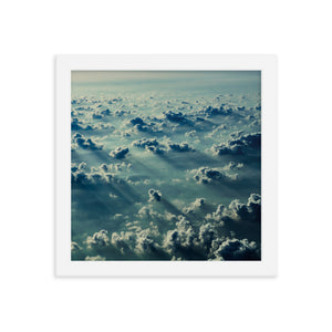 Sunset in the Clouds (Framed Print)