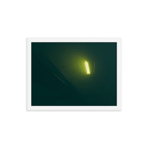 Starship Arrival (Framed Print)