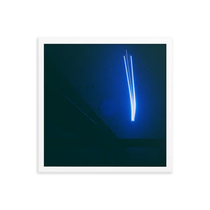 Starship Launch (Framed Print)
