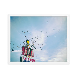 Eat (Framed Print)