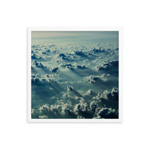 Sunset in the Clouds (Framed Print)