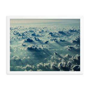 Sunset in the Clouds (Framed Print)