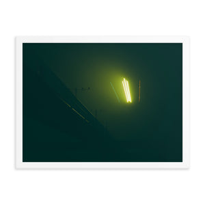 Starship Arrival (Framed Print)