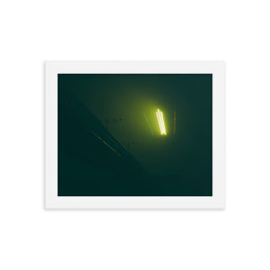 Starship Arrival (Framed Print)